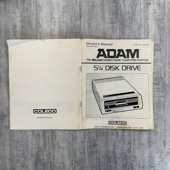 Coleco Adam 5 1/4" Disk Drive Model 7817 With Power Supply & Floppy’s Tested - Picture 12 of 16